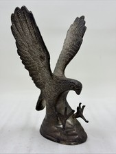 Hampshire Silver plate Brass American Eagle Sculpture Vtg 5