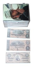 1996 Civil War Art of Mort Kunstler Complete 90 Card Set + Replica Currency picture