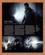 2009 Alan Wake Xbox 360 Original Advertisement / Retro Promo vr1 picture