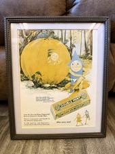 1928 Wrigley's Doublemint Gum Ad Peter Pumpkin Eater Mother Goose Framed picture