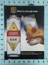 1983 Gilbey's London Dry Gin Tom Collins Original Vintage Magazine Print Ad picture