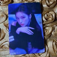 YEJI ITZY Purple Graffiti Edition Celeb K-pop Girl Photo Card Glam 2 picture