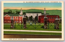 Williamsport-Dickinson Junior College  Williamsport PA Postcard picture