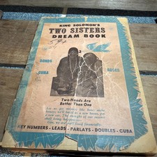 Vintage King Solomon’s Two Sisters Dream Book - Policy Numbers Game Occult picture