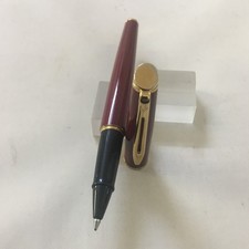Luxury Waterman Maroon Laque Gold trim Roller Ball point NEW France picture