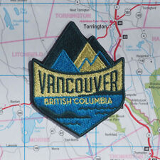 Vancouver British Columbia Iron On Travel Patch - Mountains and Ocean picture