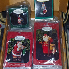 Hallmark Keepsake Collector's Club 1998 Membership Ornament Lot Santa Christmas picture