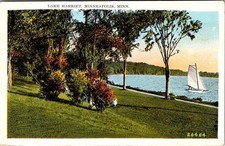 Postcard BOAT SCENE Minneapolis Minnesota MN s/06 AN9034 picture