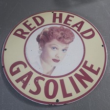VINTAGE RED HEAD GASOLINE 12
