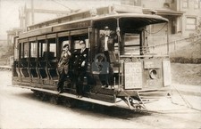 Arlington Ave. Trolley PITTSBURGH PA Allegheny County RPPC Photo Postcard COPY picture