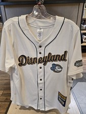 Disney Parks 2026 Disneyland Veterans Day Mickey Baseball Jersey Size Large picture