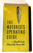 A HANDBOOK FOR OLDSMOBILE OWNERS - MANUAL / GUIDE - 96 PAGES - 1941 picture