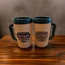 Walt Disney's Wilderness Lodge Insulated Travel Soda Coffee Mug Cup Animal Set 2 picture