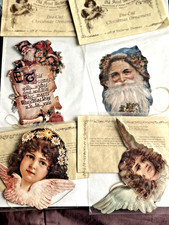 Vintage Victorian Die Cuts Scraps Ornament Old Print Factory Inc picture