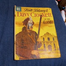 Dell Comic's #639 Walt Disney's Davy Crockett At the Alamo 4 Color 1955 western picture