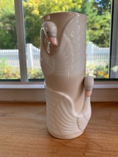 Vintage Takahashi San Francisco SWAN Vase Hand Painted-Made in Japan-6 inches picture