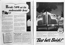 1939 Ad (21 X 13 inches) 1940 Buick Steering Column Gear Shift S Auto Choke picture