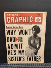 1967 Jan 10th National Graphic Newspaper, Sophia Loren, Karen Jensen (VRN10F picture