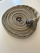 Vintage Decomissioned Fire Hose Red Head NH MADE IN USA Fittings Coupler picture