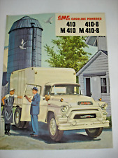1950's GMC Gasoline Powered Truck Tri-Fold Brochure Advertising Folder, 3-55 picture