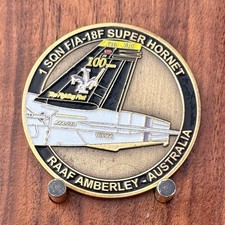 RAAF 1 SQN F/A-18F Super Hornet 100 Years Challenge Coin  W#23 picture
