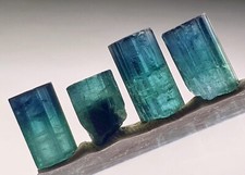 Perfect gem quality indicolite color tourmaline crystal from Afghanistan picture