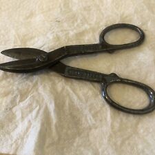 Vintage Wiss A-13 Tin Snips 8” Drop Forged Solid Steel Metal Shears Used Old picture