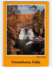Postcard Upper Gooseberry Falls Minnesota USA picture