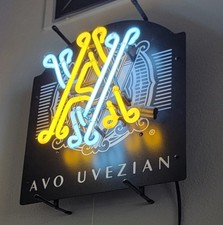 AVO UVEZIAN Cigar Store Neon Advertising Sign Pristine RARE picture