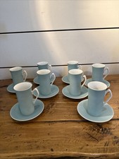 Vintage MCM Kenji Fujita Style Tall Demitasse/Expresso Cups - Set of 8 picture