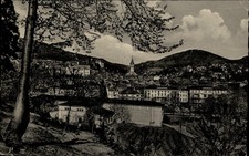RPPC Baden Baden Germany view vintage postcard e688 picture