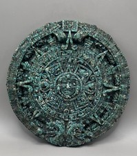 Vintage El Arte Azteca Mayan/Aztec Mexican Resin Wall Plaque Calendar 7