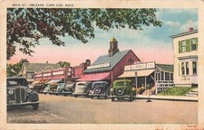 Main St., Orleans, Cape Cod, MA Massachusetts Postcard (F-A) picture