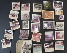 Vintage Snapshot Photo Lot Atlantic City Boardwalk Jamaica Motel Postcard picture