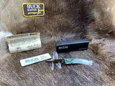 Buck B055-PP-0  Lt. Edt. Pearl & Paua Knife Only 250 Mint In Box - Rare SN# 005 picture