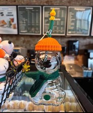 2026 100% Authentic Starbucks x Peanuts Snoopy Glass Cup Brand NewHalloween Gift picture