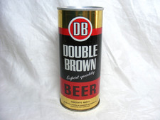 Vintage Steel Beer Can DB Double Brown Beer 16oz Open Top New Zealand picture