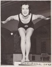 1932 Press Photo Swimmer and Diver Ruth Fauntz, Sister of Champion Jane Fauntz picture