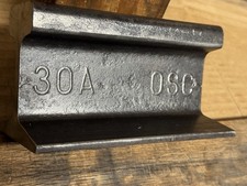 Steel Railroad Train Track ( Approximately 5 Lbs ) Nice Display Piece picture