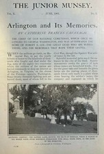 1901 Arlington National Cemetery Temple of Fame Sheridan Gate Arlington House picture