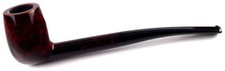 Savinelli Bing's Favorite Walnut Smoking Pipe Black Lucite Mouthpiece - 5250K picture