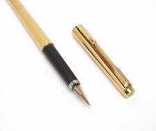 Parker 180 Flighter Gold Plated Fountian Pen - Broad Nib picture