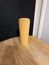 Starbucks 16oz Soft-Touch Matte Peach Stainless Steel Travel Tumbler picture