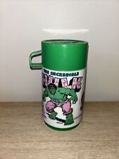 Vintage 1978 The Incredible Hulk Lunchbox Thermos Marvel Aladdin picture