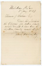 1899 Handwritten Letter James Warmington 2 Thomas J. Treloar Payment Discrepancy picture