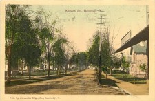 1909 Bellevue Ohio Kilborn Street Alexander Manufacturing Postcard 26-5558 picture