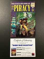 Piracy #7 1954 Bobby Blue Collection COA EC Comics VG Golden Age Shark Cover picture