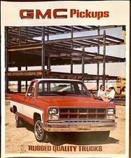 1980 GMC Pickups Rugged Quality Trucks Vintage Dealer Sales Brochure, Brand New picture