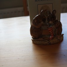 The Christmas Stocking - Royal Albert beatrix potter Rare picture