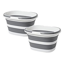 Goderewild Large Collapsible Bucket 16L Two-Pack - Upgraded, Lightweight & Po... picture